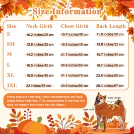 YUEPET Thanksgiving Dog Turkey Sweaters, Classic Dog Pullover Sweater with Leash Hole Soft and Warm Dog Turkey Clothes for Small Medium Dogs (SM)