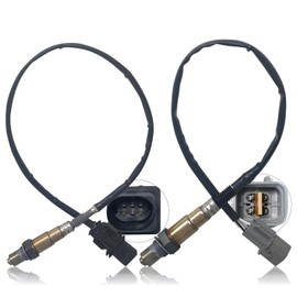 234-5055 234-4568 2pcs Upstream Downstream Air Fuel Ratio Oxygen 02 Sensor Compatible with Hyundai 2012-2017 Accent Veloster 2012-2018 Kia Rio Soul 1.6L Replace 39210-2B410 39210-2B220 39210-2B210