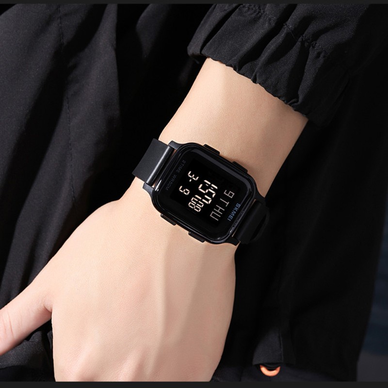 SKMEI 1858 sports watches Countdown double time watch alarm clock