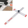 Woodworking Ruler Scribing Tool 2 In 1 Multifunctional Aluminum Alloy
