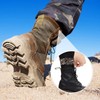Chivao 8 Pieces Black Boot Blousers Elastic Military Boot Straps