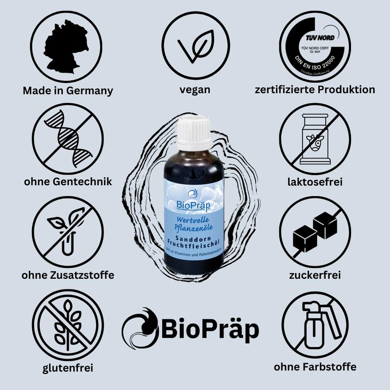 BioPräp Sea Buckthorn Pulp Oil 50 ml