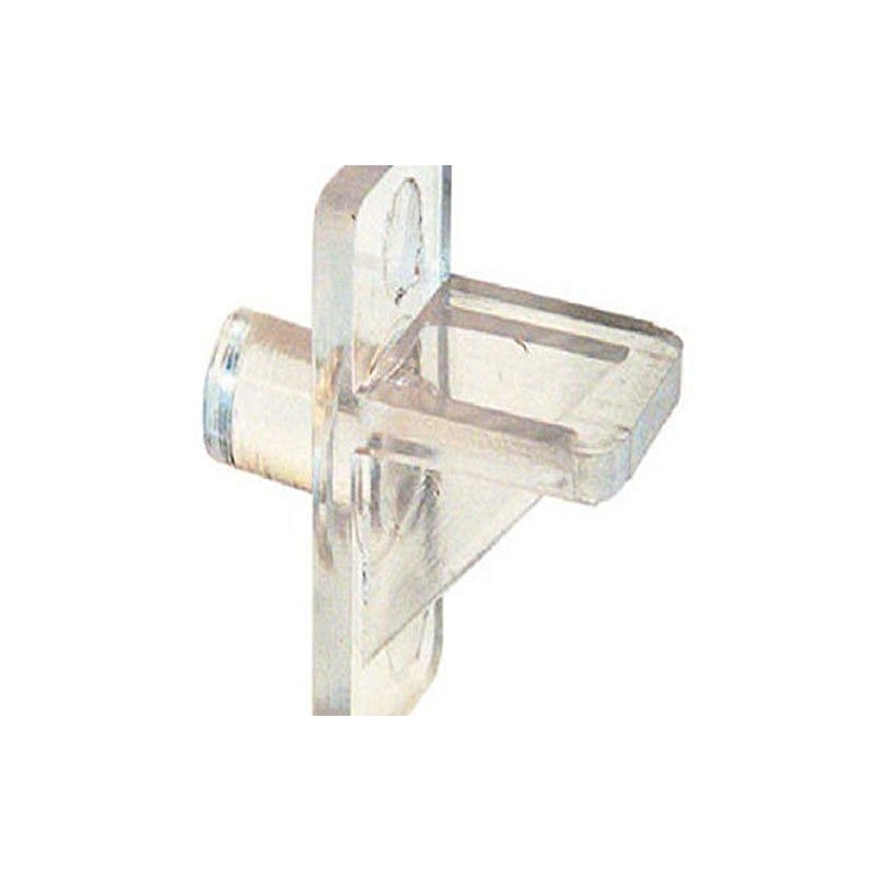 Prime-Line 241946 Shelf Support Peg, 1/4 In., Plastic Construction, Clear
