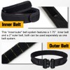 IDOGEAR 2 Inch Tactical Belt Combat Quick Release Buckle Rigger
