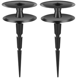 2 PCS Garden Hose Guide Spike,Hose Guide Stake Heavy Duty Pure Metal Hose Roller Guide,Keep Flowering Hose Out of Flower Beds,Rustproof Coated Garden Hose Stake for Yard,Lawn Hose Roller Support | Asenron