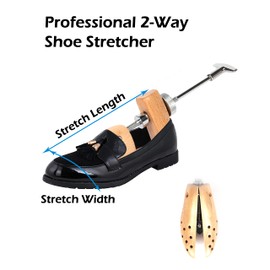 Zylioo Durable Strong 2-Way Shoe Stretcher,Quality Metal Shoe Widener for Wide Feet,Professional Shoe Expander