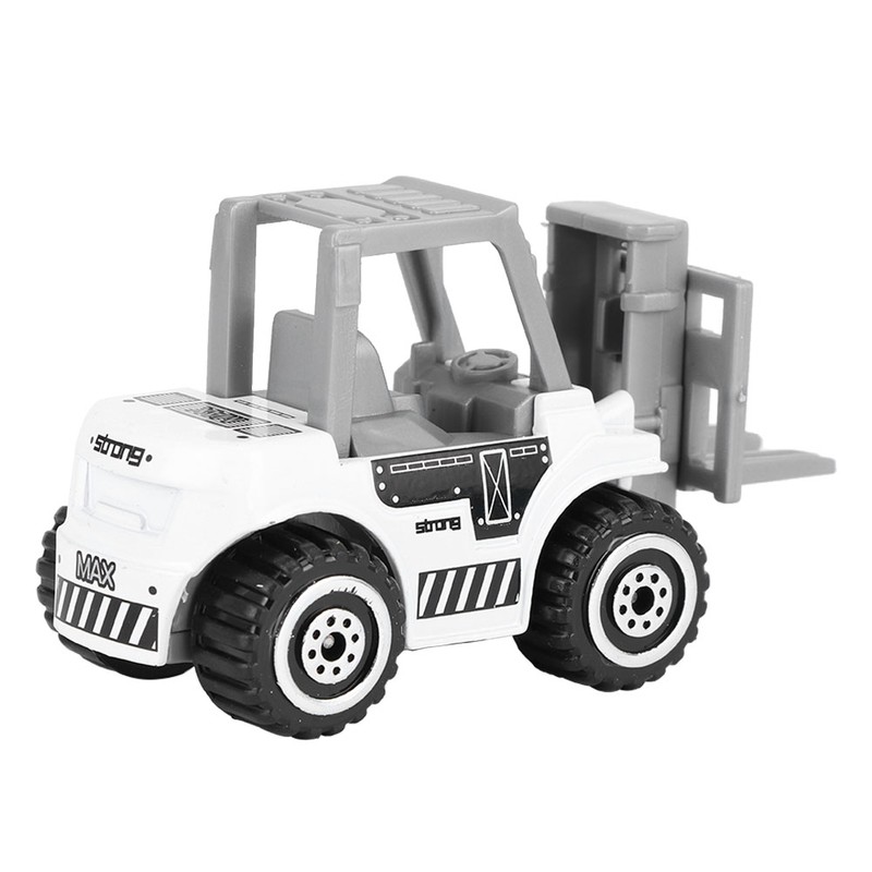 6pcs 1:64 Engineering Car Model Alloy Simulation Vehicle Car Model