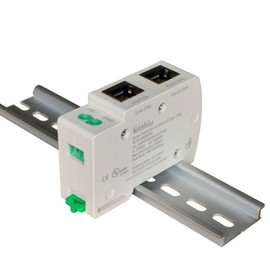WatchfulEyE WTH-SG/RJ45-E DIN-rail Mounted Gigabit Ethernet PoE Surge Protector Full GDT 1-2 3-6 TVS Surge Protection