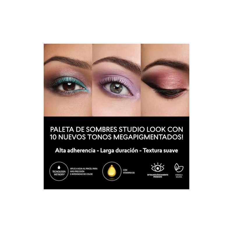 Cyzone Sombra de ojos Studio Palette Edición Limitada Crystals, 10g