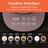 ICOOKPOT Titanium Hot Tea Maker Glass Electric Kettle with Infuser