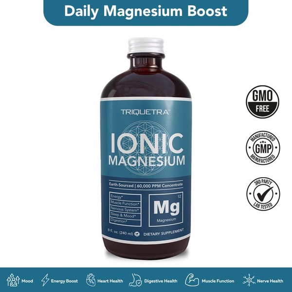 Liquid Magnesium – Ionic Magnesium Chloride | 8 oz, 96