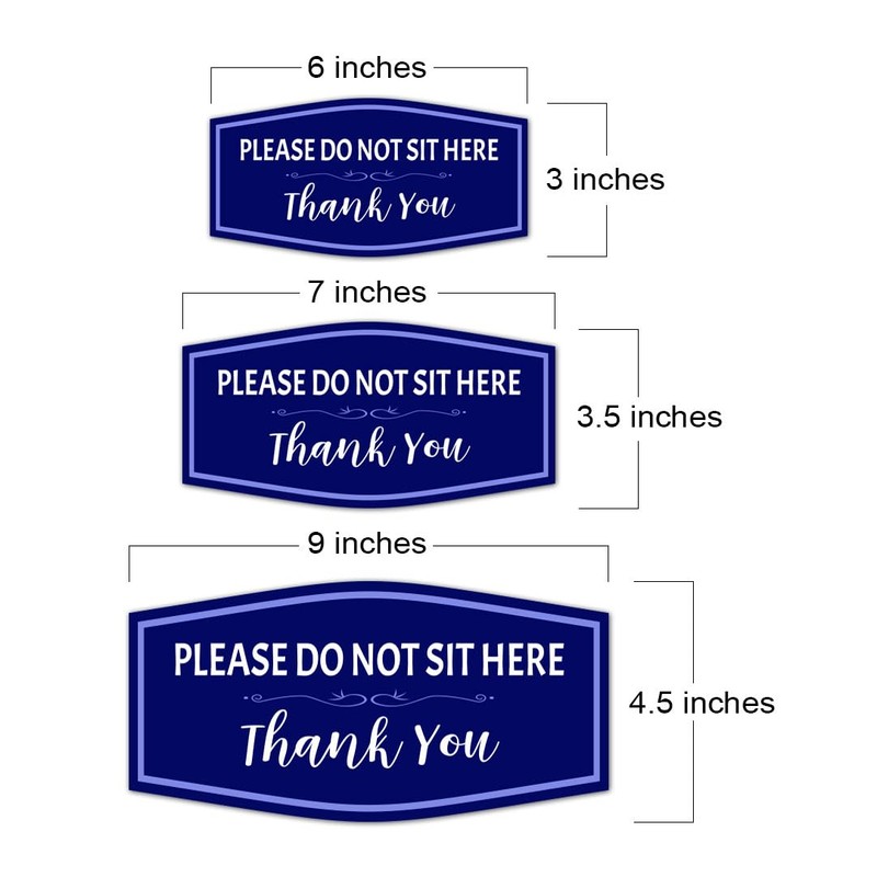 Fancy Plus Please Do Not Sit Here Thank You Wall