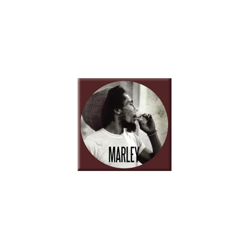 Bob Marley Fridge Magnet: Circle