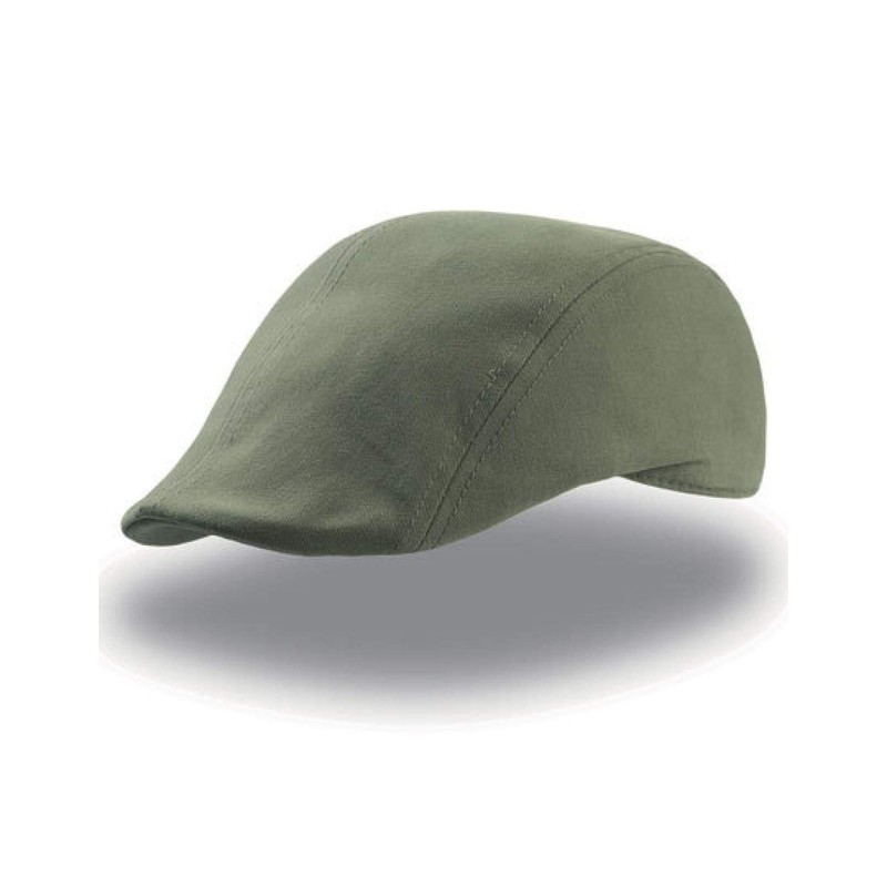 Atlantis Swing Flat Cap Brush Cotton - Black - OS