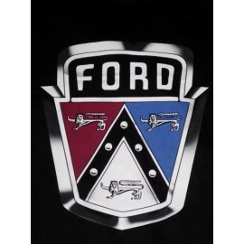 SC Ford V8 Flathead 1949 50 51 XL T shirt black hood emblem Flat Head shoebox 1951