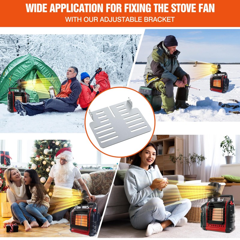 Dreyoo Heat Powered Stove Fan Mounted Accessories, Compatible with Mr.