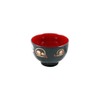 Masawa 73541 Miyako Soup Bowl, Black, Owl