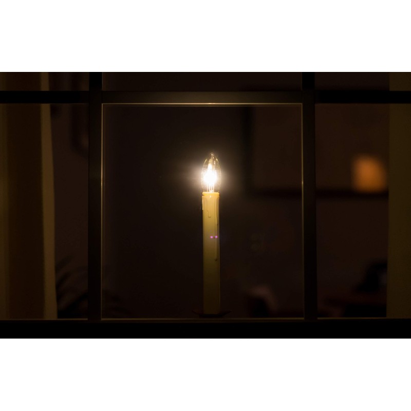 Celestial Lights Six LED Window Candle Replacement Bulbs for Plug-in