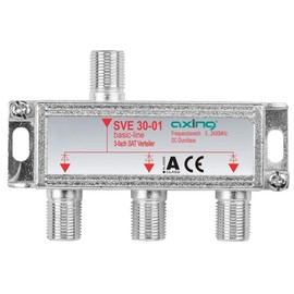 Axing SVE 30-01 3-Way SAT Splitter 5-2400 MHz