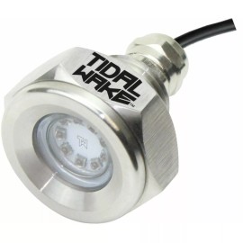 Tidal Wake IP68 Underwater Boat Drain Plug LED Light UltraBright White 74230