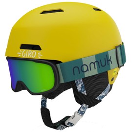 Giro Crue Kids Snow Helmet Goggle Combo Namuk Sunflower XS (48.5-52cm)
