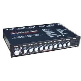 American Bass AB-7B-V 7 Band Parametric Equalizer with LED Voltage Display