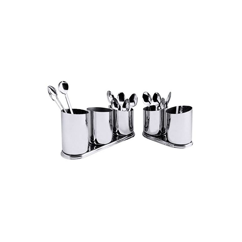 Contacto Stainless Steel Flute Löffelbecher with 3 cups