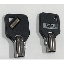 SafeCo 2 Replacement Keys for Milwaukee Steel Glide Tool Box Chest Key Code Series A2001 Thru A2020