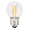 6Pcs Dimmable LED Lamp Bulbs G45 E27 4W Transparent Filament