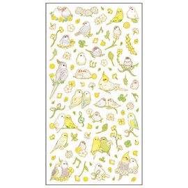 Takeimiki [Sticker Sheet] Edge Foil Clear Seal/Natural Bird Animal