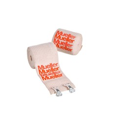 Mueller Elastic Bandages -Rubberized - 2" x 5 yd Rolls (Stretched) 10/bx