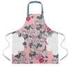 PUBMIND Floral Apron for Women with Pockets, Adjustable Chef Aprons
