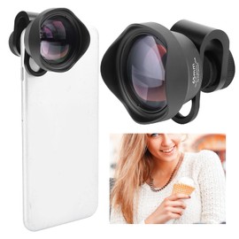 Shanrya Phone Telephoto Portrait Lens, Portable Optical Glass Phone External Portrait Lens Easy Use for Smart Phones for IOS Pads