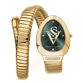 Christian Van Sant Women's Naga Green dial Watch // CV0875