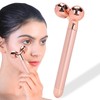 Electric 3D Facial Roller Massager Remove Puffiness Slimming Tightening Face