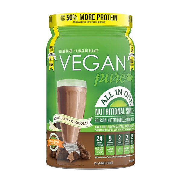 Vegan Pure All in One Nutritional Shake Chocolate 432g