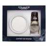Plisson Shaving Brush Set Mother of Pearl White
