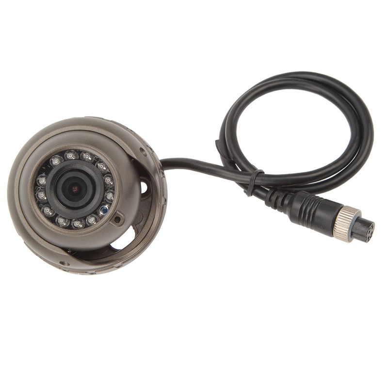 DC 12V Vehicle Interior Dome Camera Video Audio Recording Wide