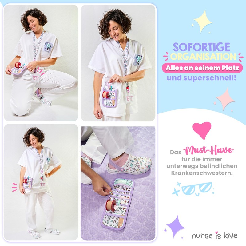 Nurse is Love Nurse Pocket Organiser COFFEE | Nurse Accessories