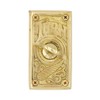 Antique Replica Non Electric Solid Brass Hand Crank Twist Doorbell