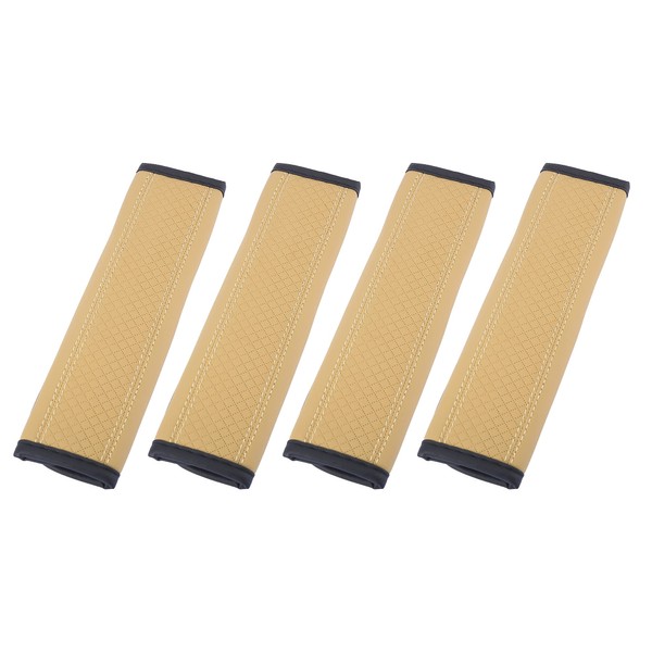 X AUTOHAUX 4pcs Universal Car Seat Belt Pad Soft Microfiber