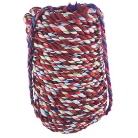 INTBUYING Tug of War Rope 82ft(25m) for 36 People,Play Game Pulling Natural Twisted Cotton Rope 1.3" Diameter