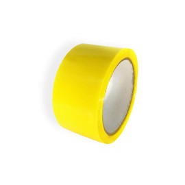 Yellow Tape 48mm x 66m All Purpose Polypropylene Parcel Tape 1 Roll