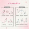 2PCS Correa Elástica para Yoga, Bandas de Resistencia para Ejercicios,