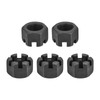 DTGN M20x1.5mm(DxP) Slotted Hex Castle Nuts - 5Pack - Good