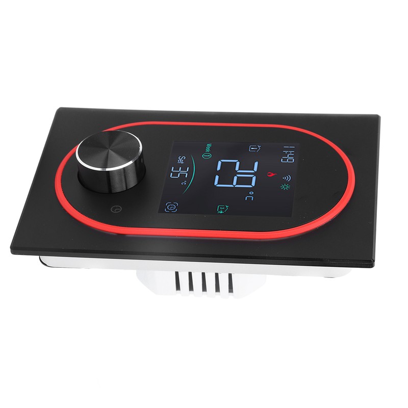 Smart Color Thermostat LCD Programmable Knob Control Touchscreen Water Heating
