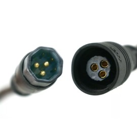 Julet E-Bike Motor Extension Cable Waterproof 9 Pin 250W - 1kW Julet 60cm 2ft, 130cm  - Big 9 Pin 1000W 60cm