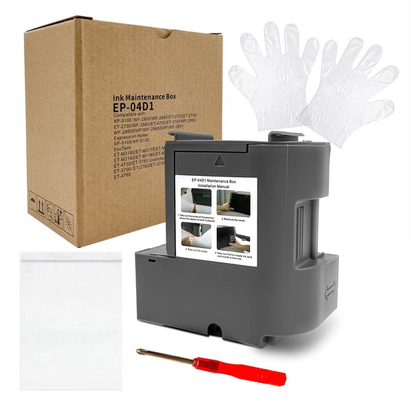 T04D1 T04D100 EP-04D1 Ink Maintenance Box Remanufactured Waste Ink Collection