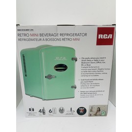 Mini Compact Beverage  Regfrigerator, Great For Office,car,rv Boat. Mint  Green