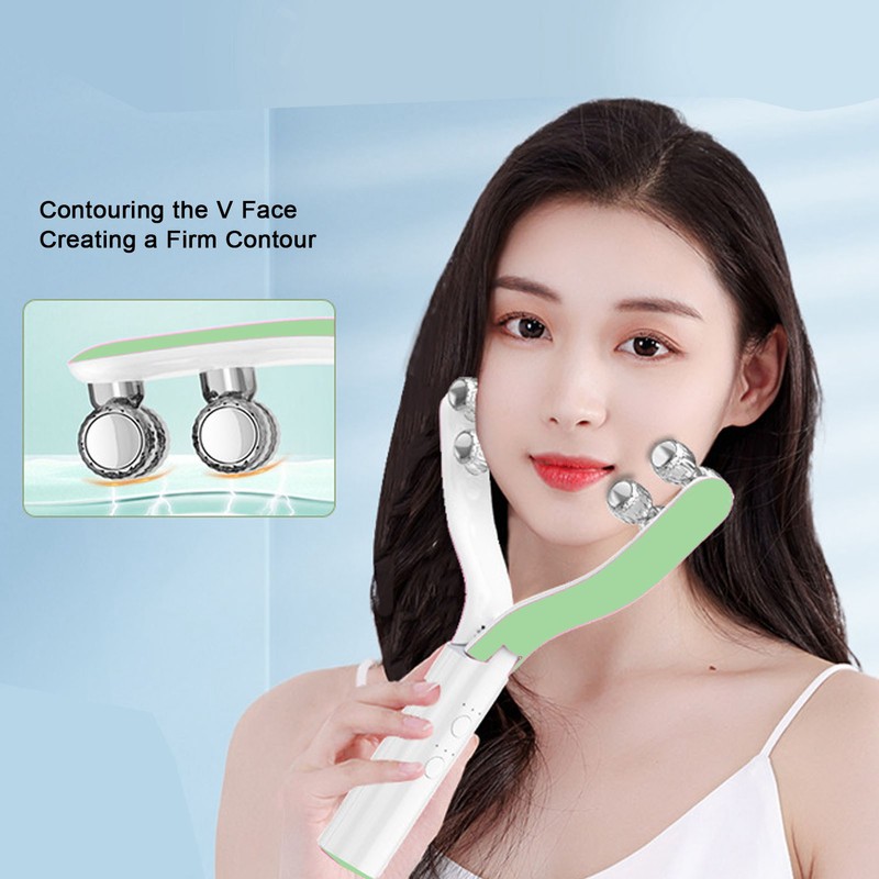 RF Facial Massage Roller 3 Levels Microcurrent Tightening Lifting Y